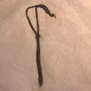 Tri Color Braided Necklace